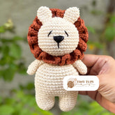 Handmade Crochet Soft Baby Toy Lion