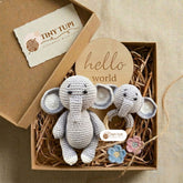 Handmade Crochet Baby Gift Set | Baby Shower & Newborn Gift Box