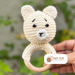 Handmade Crochet Soft Toy Teether Teddy