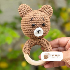Handmade Crochet Soft Toy Teether Teddy