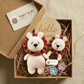 Handmade Crochet Baby Gift Set | Baby Shower & Newborn Gift Box