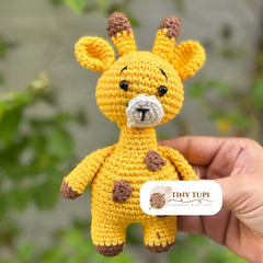 Handmade Crochet Soft Baby Toy Giraffe