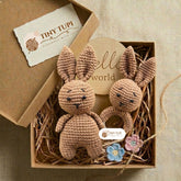 Handmade Crochet Baby Gift Set | Baby Shower & Newborn Gift Box