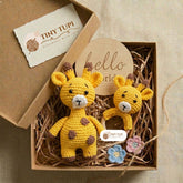 Handmade Crochet Baby Gift Set | Baby Shower & Newborn Gift Box