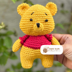 Handmade Crochet Soft Baby Toy Pooh